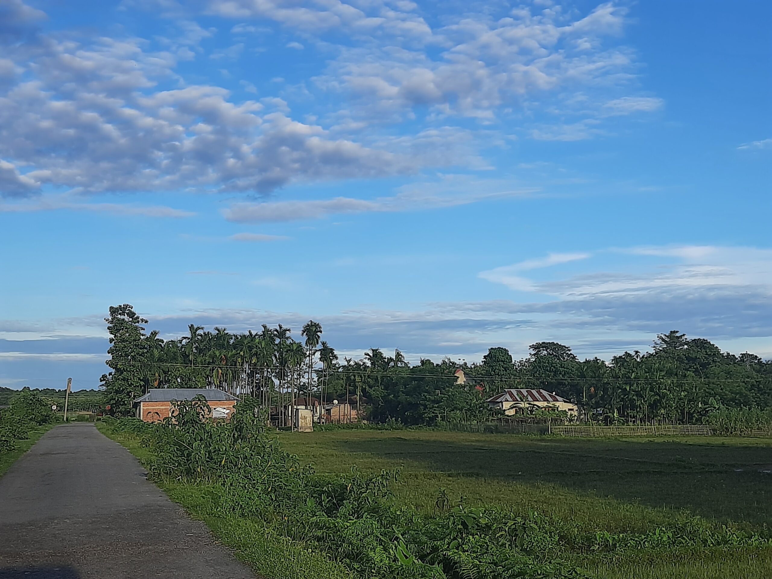 Sky over the village